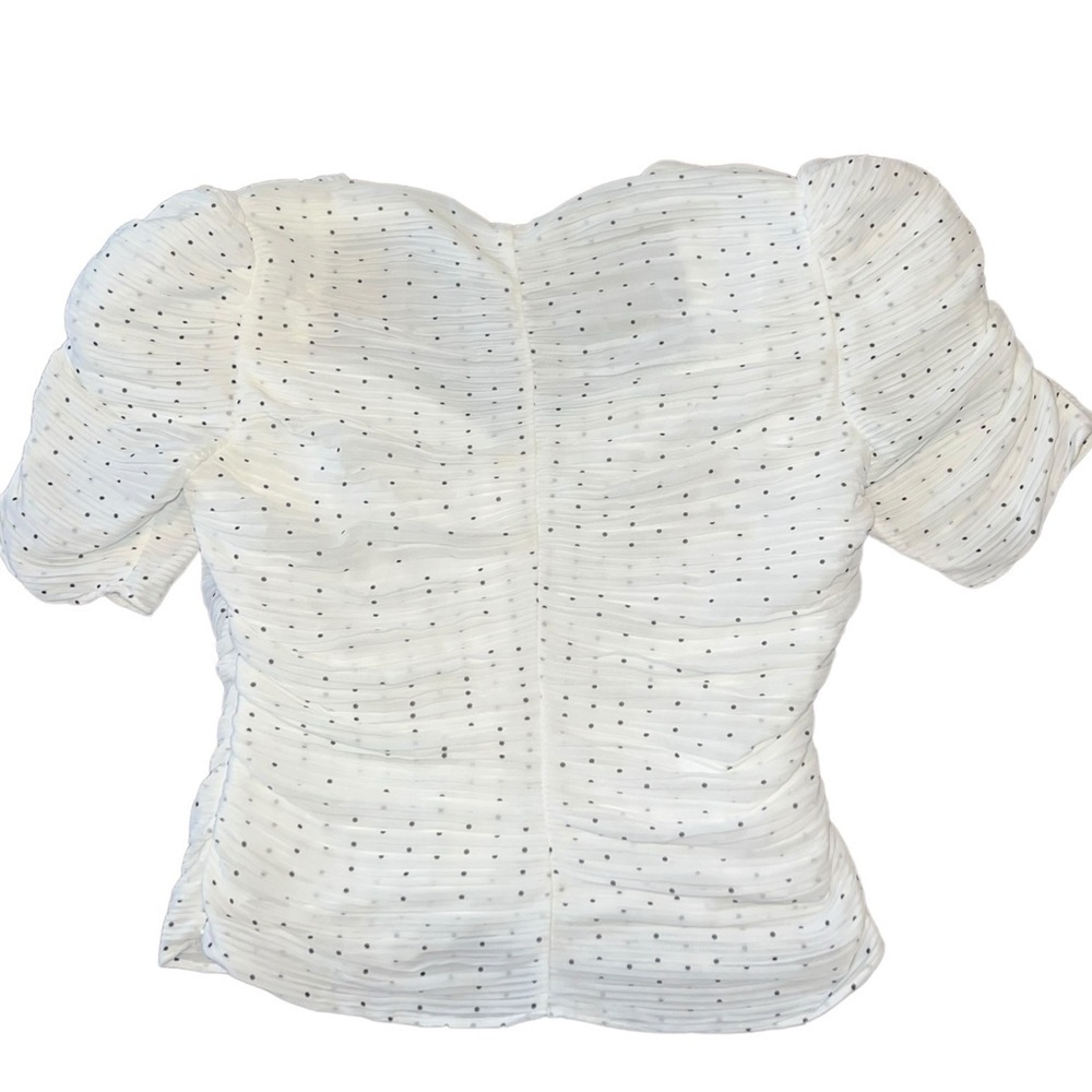 Frame Gathered Button Front Top | Small - image 8